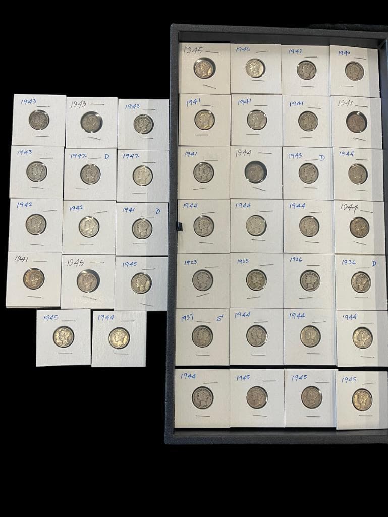 1940's Mercury Dimes Lot (1 of 7)