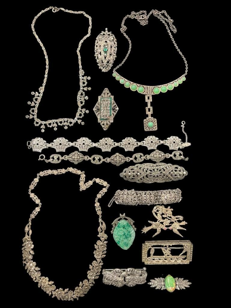 Costume Jewelry incl. Sterling Pieces (1 of 9)