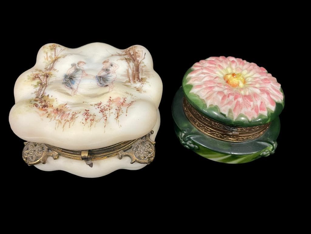 Green Wave crest Covered Jewelry Box (1 of 14)