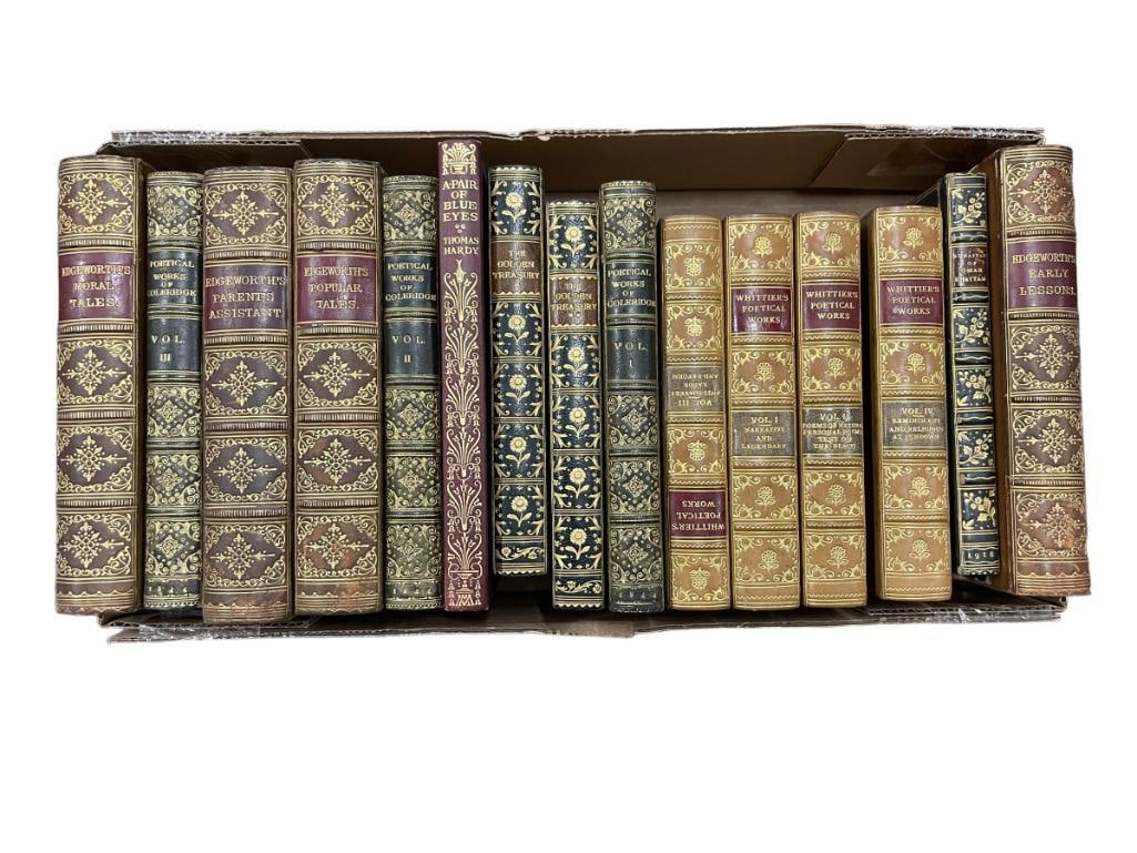 Leather Bound Book Lot incl. Rubaiyat of Omar Khayyam, etc (1 of 14)