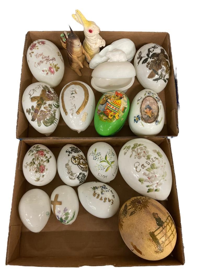 Milk Glass Decorated Easter Egg & More (1 of 5)