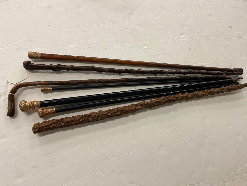 Antique Canes Incl. Walking Sticks & More (1 of 4)