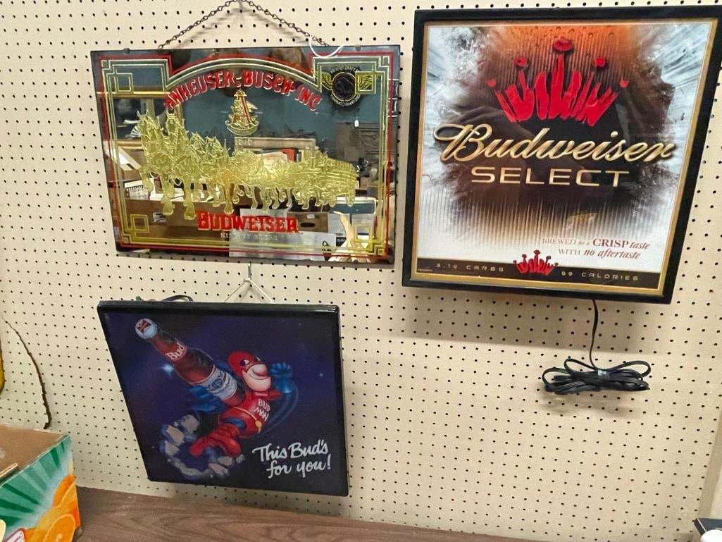 Budweiser Lights & More Auction