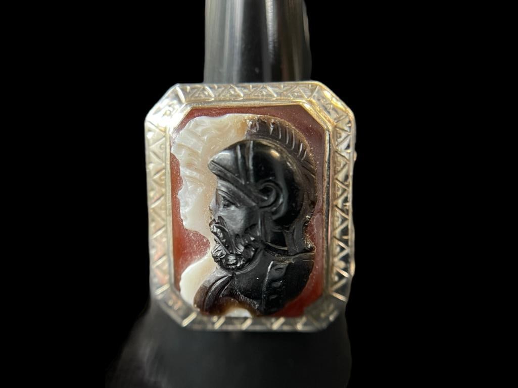 14K Gold Double Cameo RIng (1 of 5)