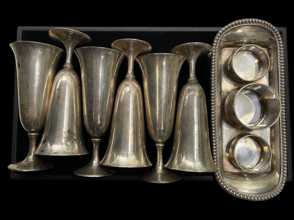 Sterling Silver Lot incl. 6 Goblets (1 of 5)