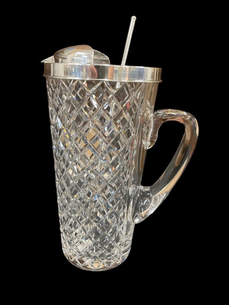 Tiffany & Co. Sterling Cocktail Pitcher w/Sterling Spoon (1 of 8)