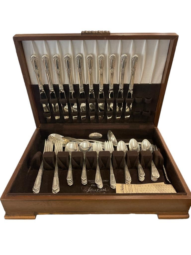 Sterling Silver Flatware w/ "Inaugural Pattern" (1 of 5)