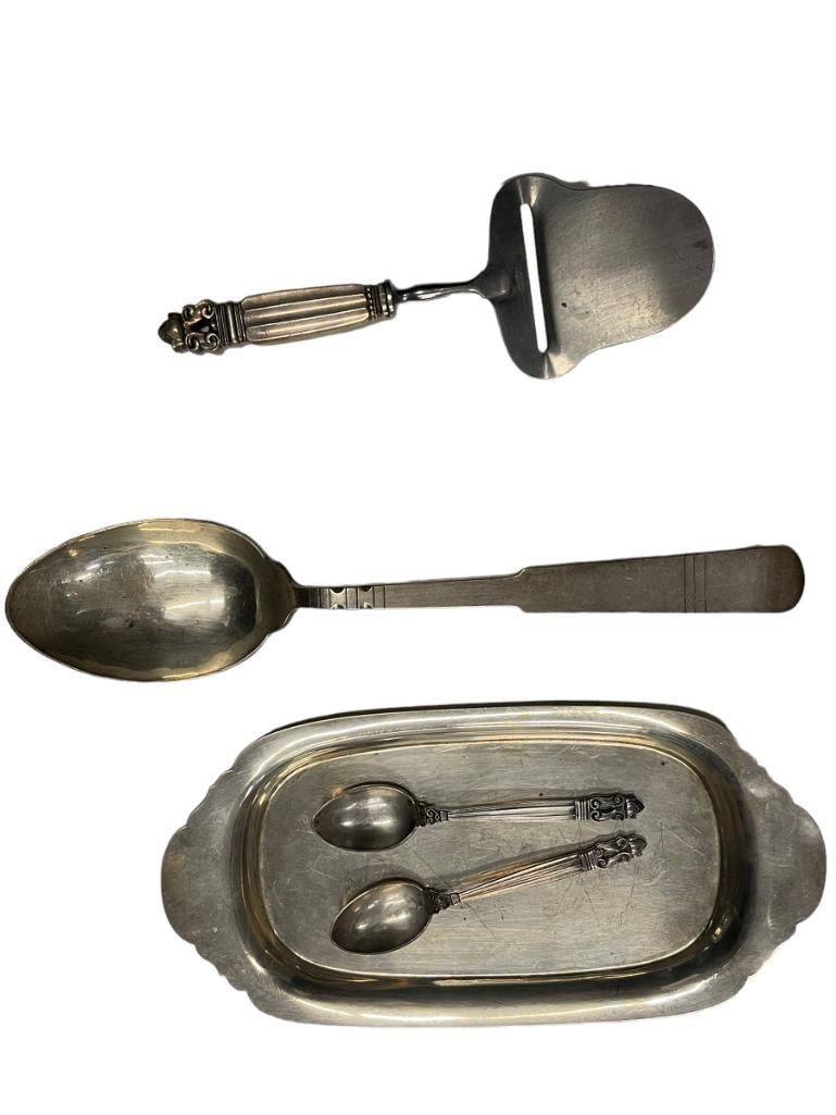 Sterling Silver Lot incl. Georg Jensen & Gorham items (1 of 4)