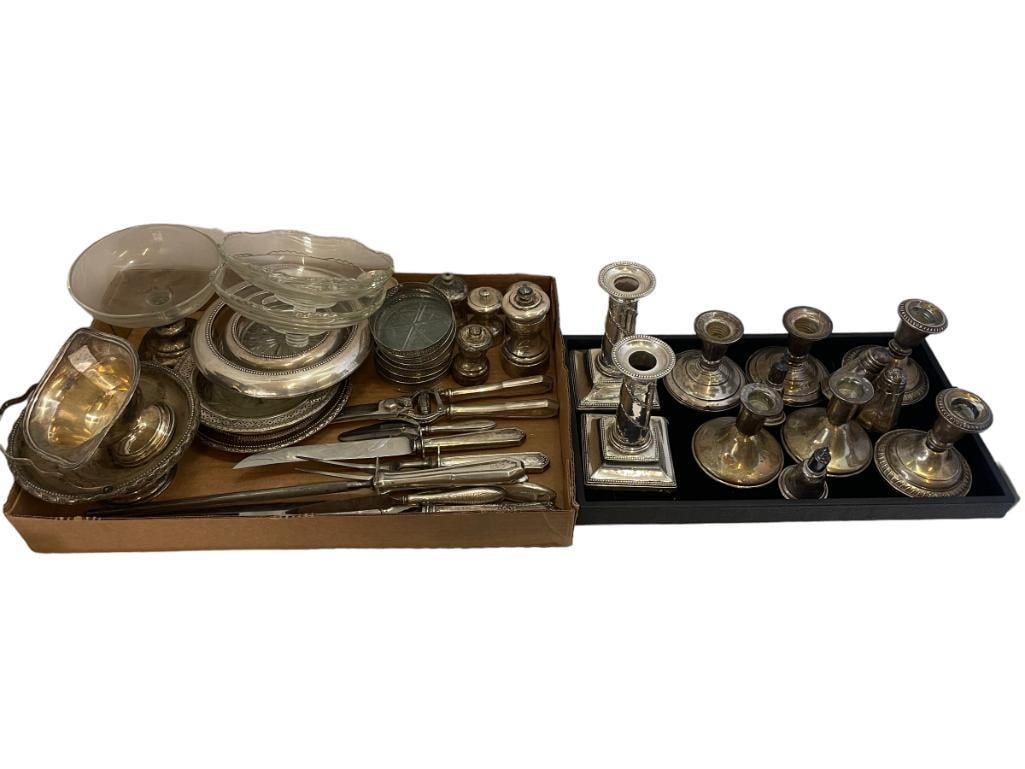Sterling Silver Mixed Lot incl. Candle Sticks & More (1 of 9)