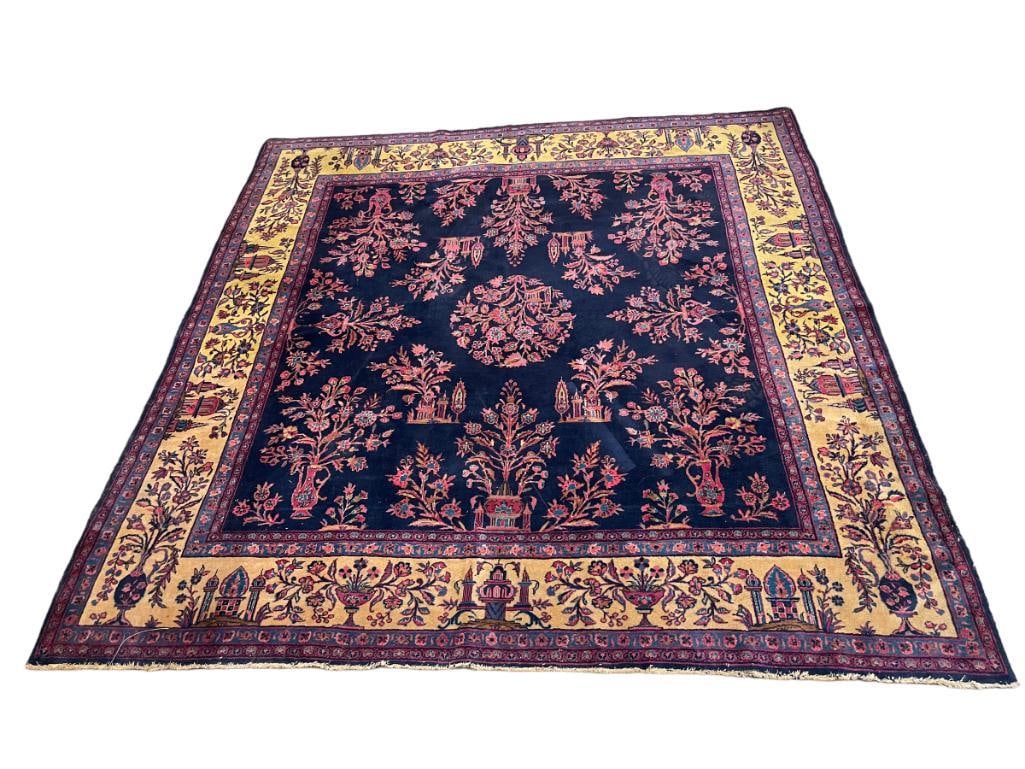 1920's Kashan Handmade Persian Carpet (1 of 12)