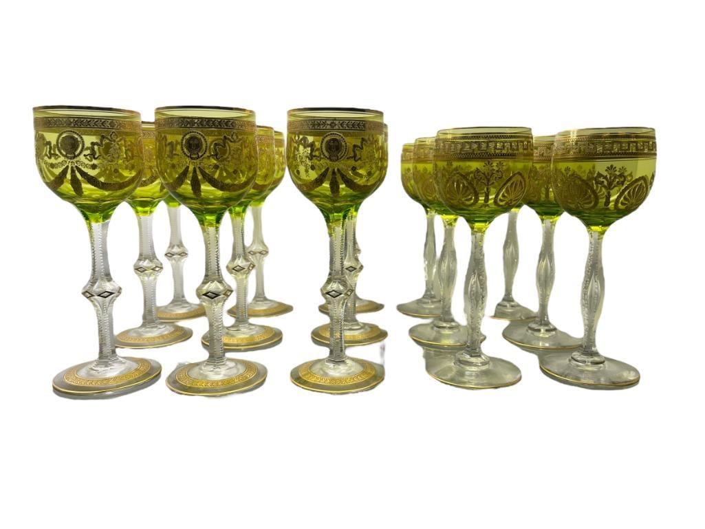 Elegant Moser Bohemian Glass Goblets (1 of 10)