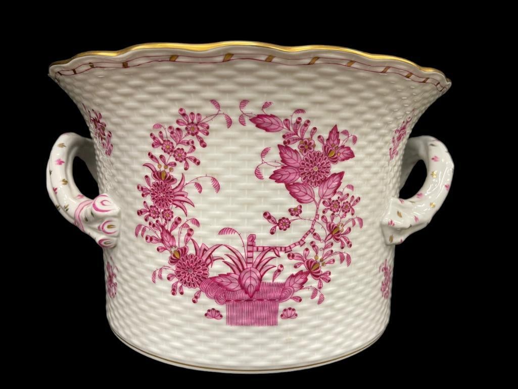 Herend Hand Painted Porcelain Large Serving Piece & Planter (1 of 6)