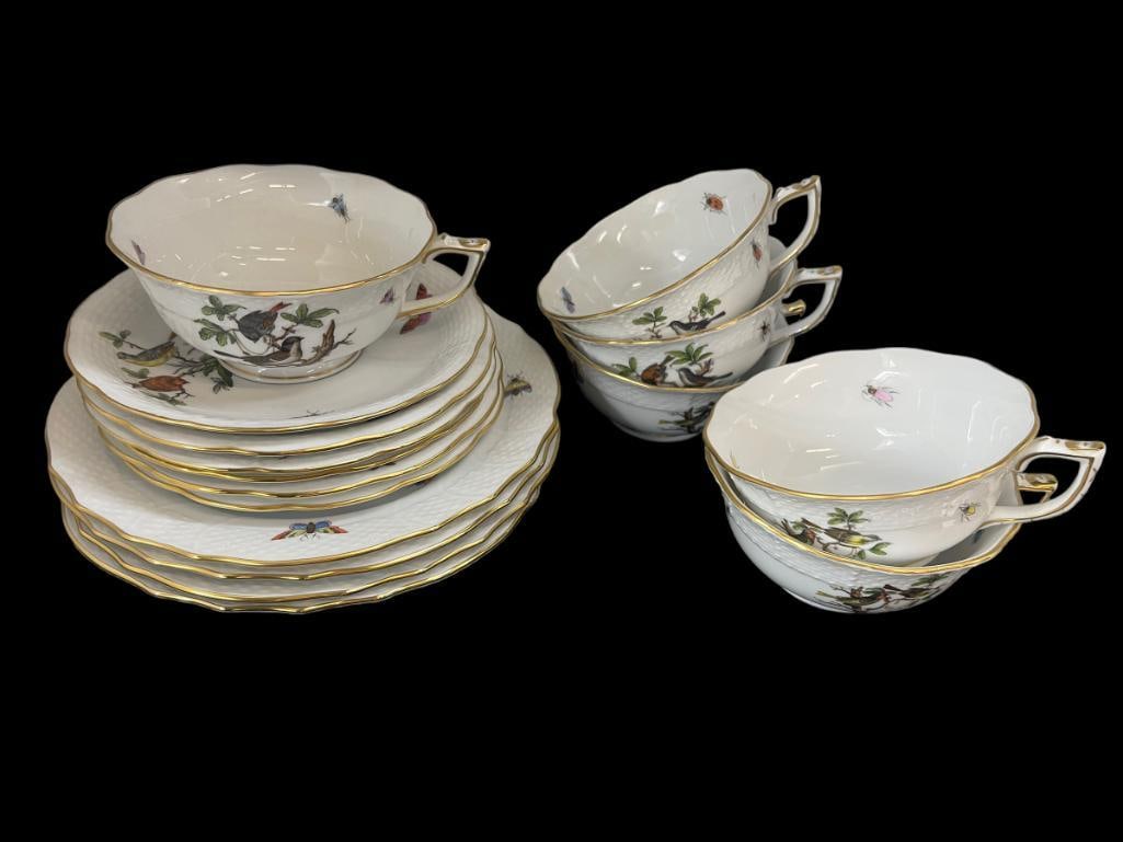 Herend Hand Painted Porcelain Dishes (1 of 8)