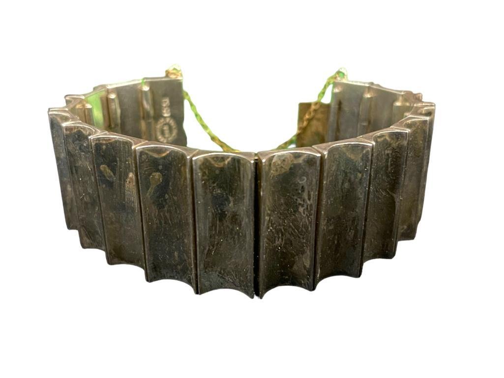 Fidencio Serrano Mexico Sterling Bracelet with Original Pouch  (1 of 5)