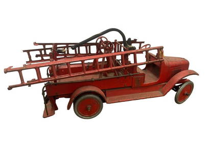 Buddy L Firetruck: Buddy L Firetruck approx 25"