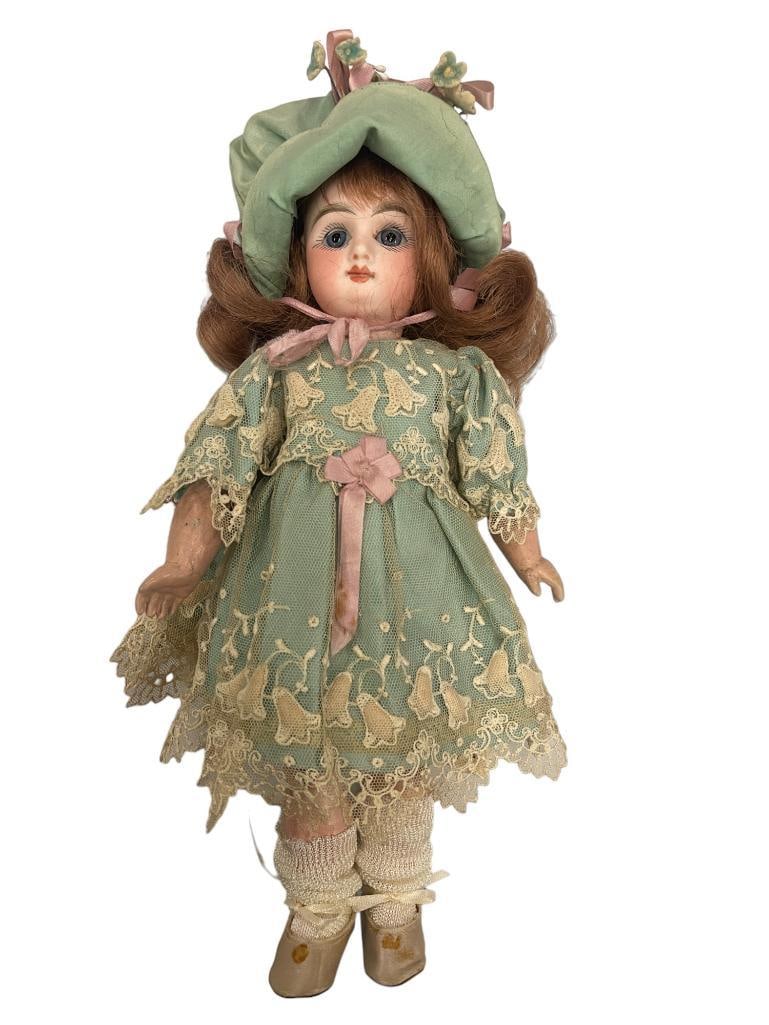 12" Bisque Head Doll marked M9 (1 of 4)
