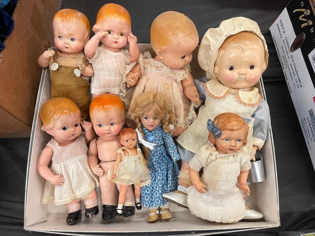 Group of Composition and Plastic Dolls (1 of 3)