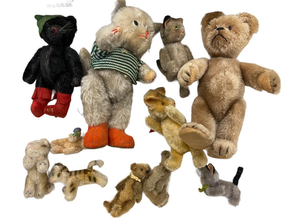 Mixed Lot of Stuffed Animals incl. Antique (1 of 4)