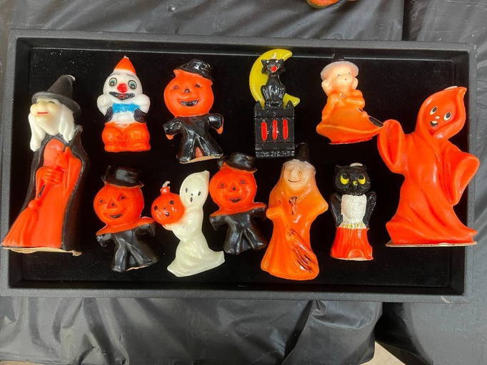 Vintage Halloween Candle Lot