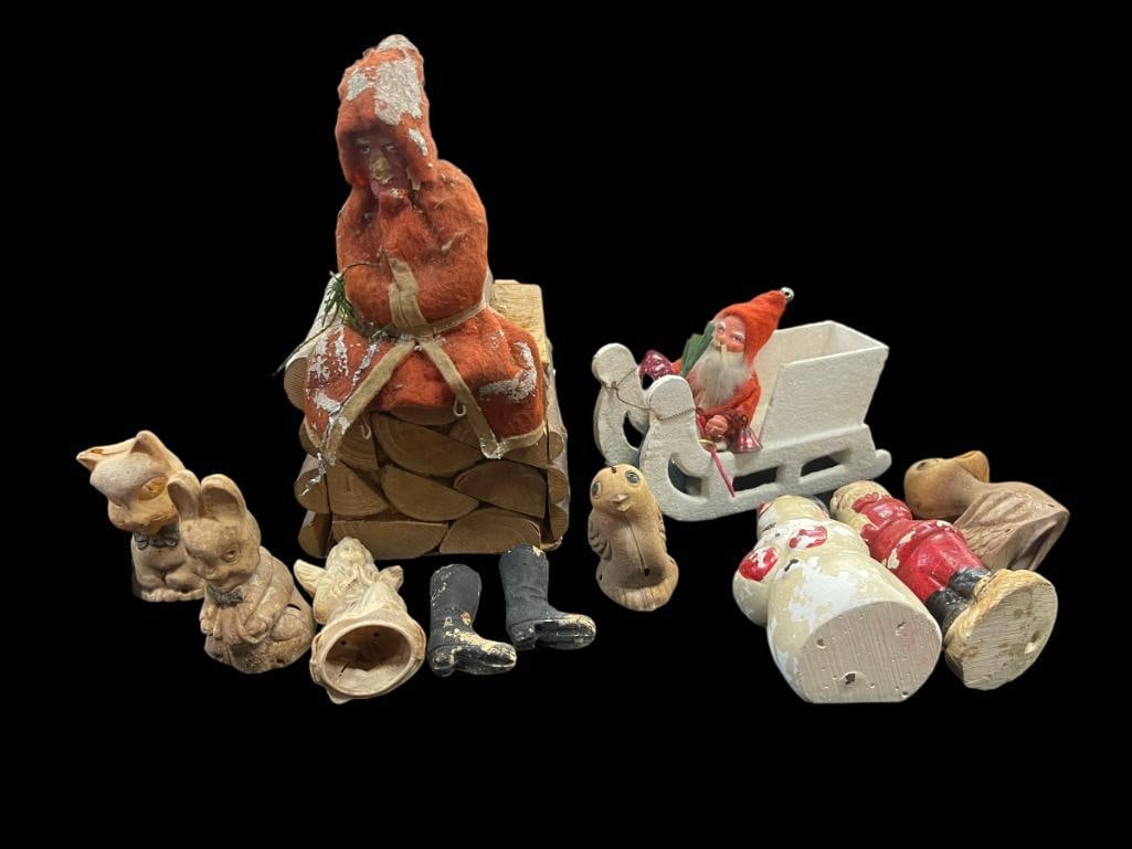 Group of Vintage Christmas Decorations (1 of 4)