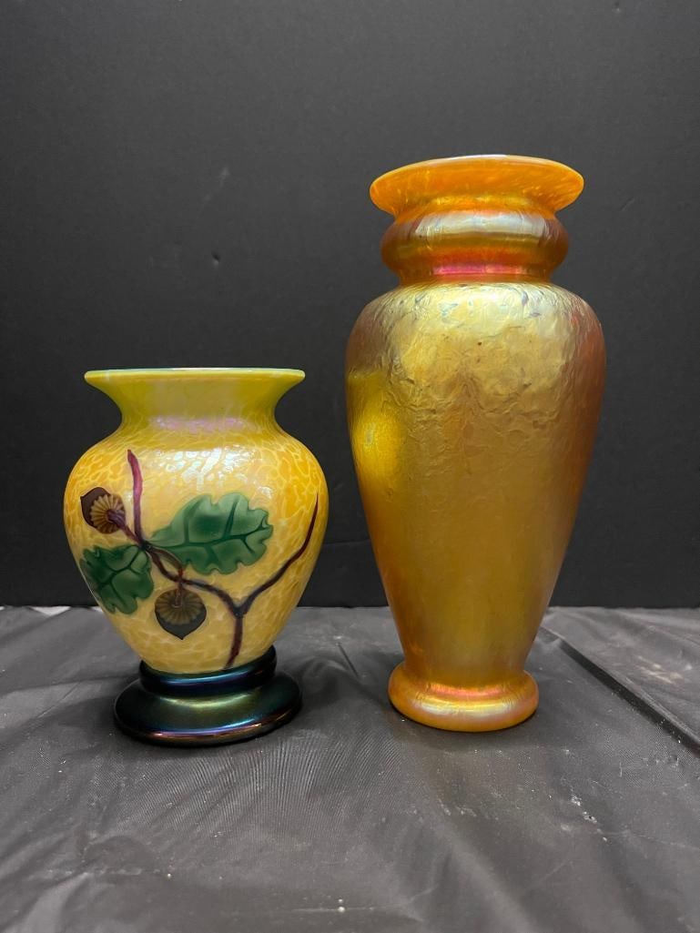 2 Art Glass Vases incl. Orient and Flume (1 of 5)