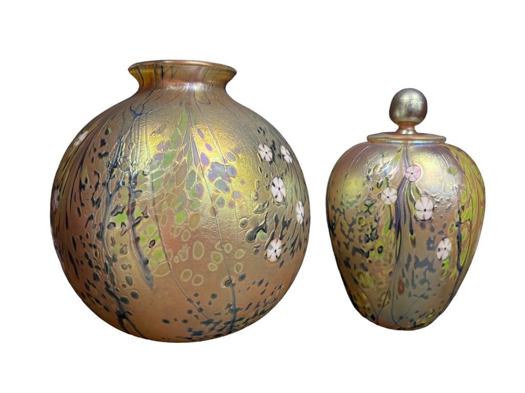 2 pcs. Richard Golding Art Glass (1 of 6)