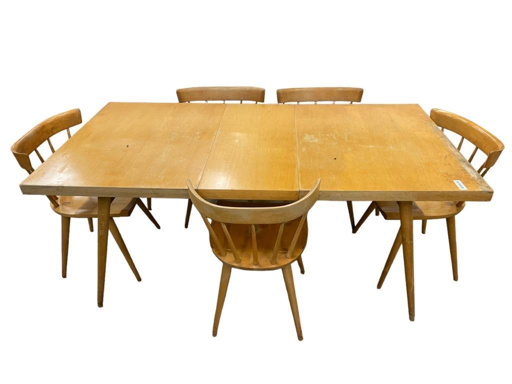 Paul McCobb Mid Century Modern Table & Spindle Chairs (1 of 14)