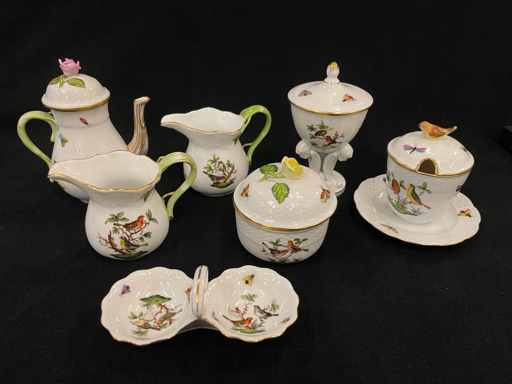 Herend Rothchild Bird Assorted Lot (1 of 7)