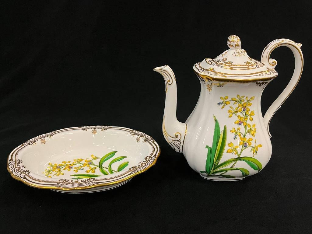 Spode Stafford Flower Bowl & Teapot (1 of 7)