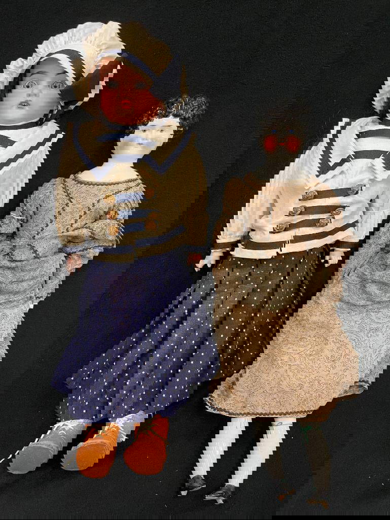 Lot Of Two Vintage Dolls Auction