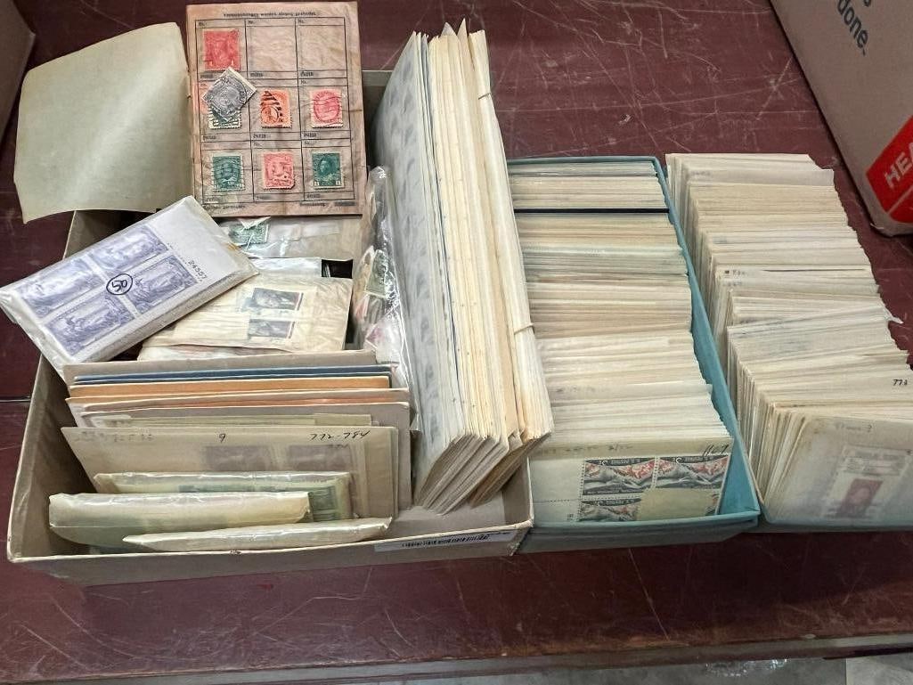 Lot of mostly U.S. mint blocks, some sheets & cancels (1 of 6)