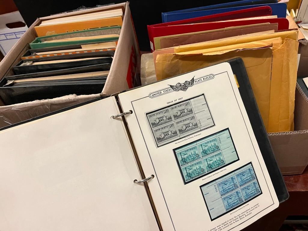 2 Boxes of Mostly Mint Blocks & Sheets (1 of 20)