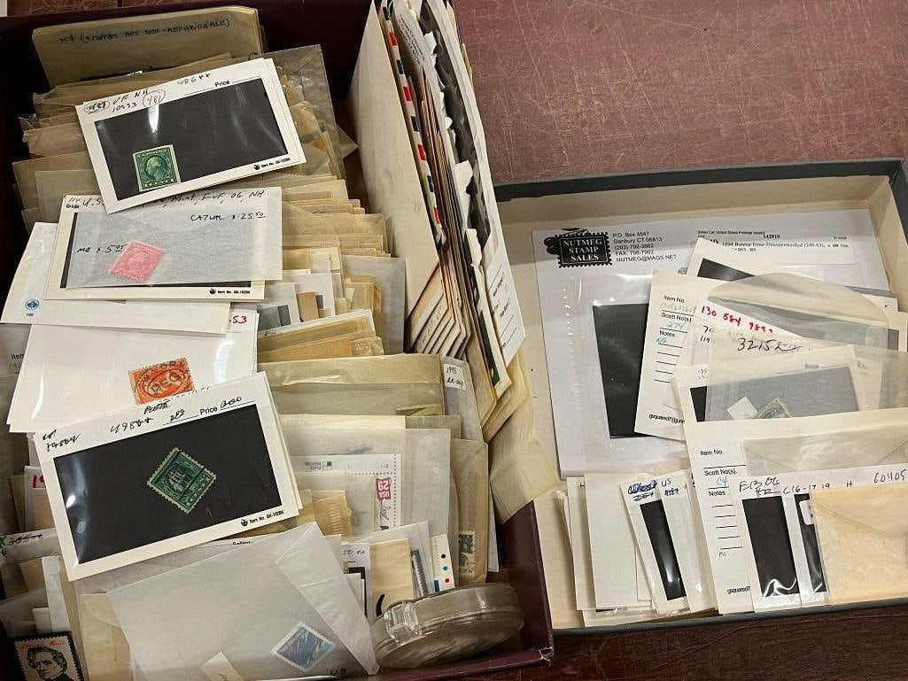 Lot of Mostly U.S. Loose Stamps incl. Early Cancels (1 of 11)