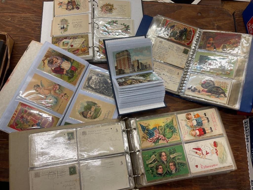 5 Binders of Over 500 Postcards incl. Tuck Holiday, Real Photo & More (1 of 20)