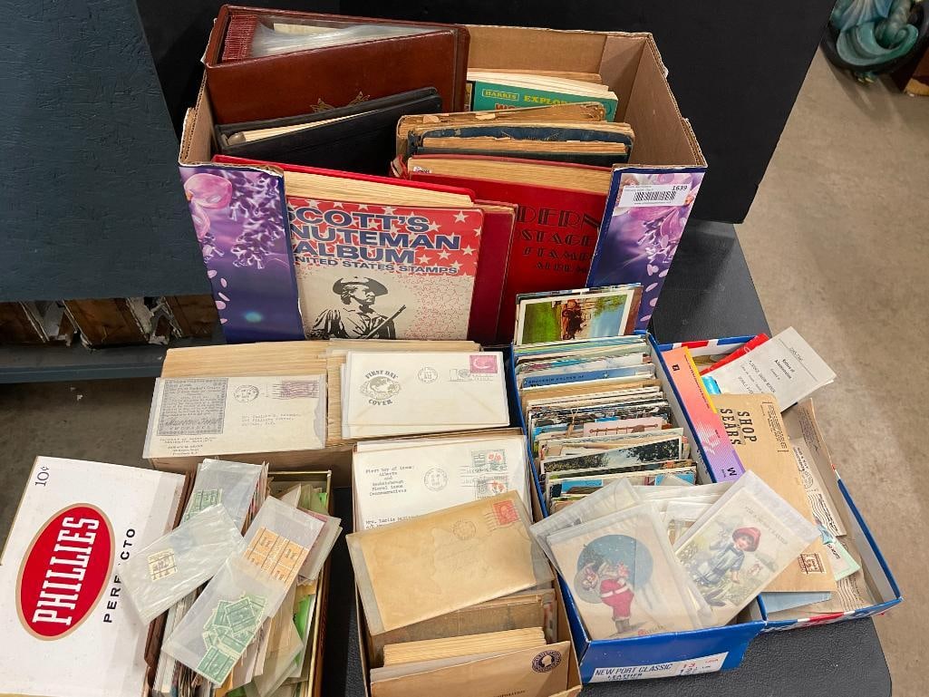 Huge Lot of Stamps, Postcards, 1st Day Covers, Ephemera & More (1 of 20)