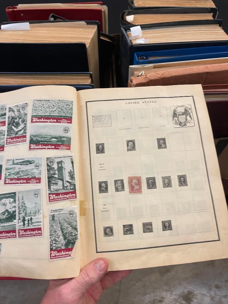 2 Boxes of Stamp Books incl. both U.S. & Foreign (1 of 20)