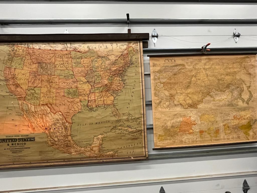 Map of U.S.-Mexico and map of the U.S.S.R. (1 of 8)