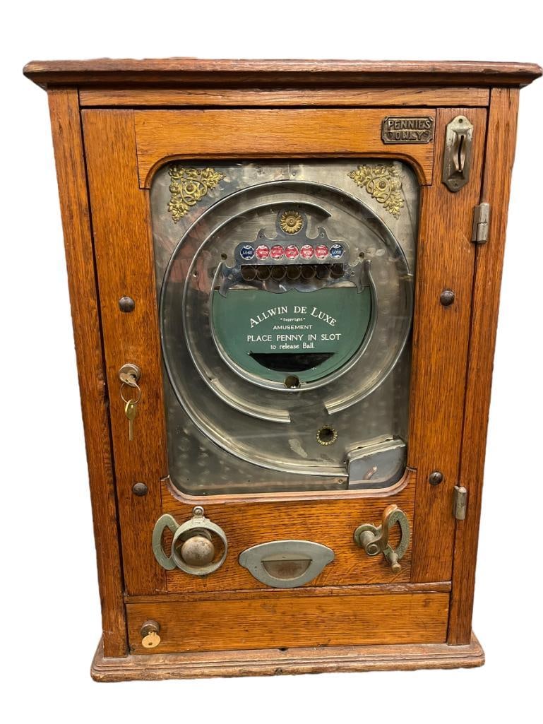 Allwin De Luxe penny amusement machine (1 of 6)