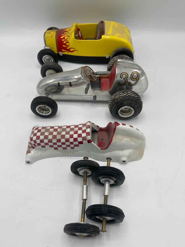 Group of tether cars including Thimble Drome, All American Hot Rod and more (1 of 7)