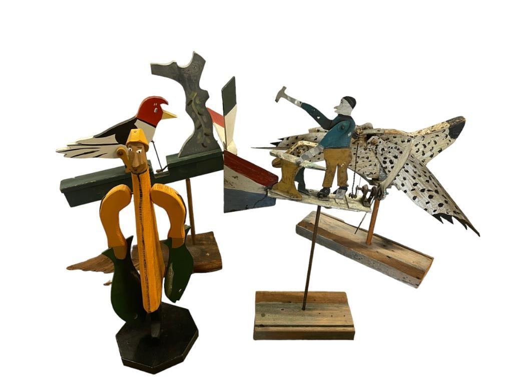 Group of 4 Whirligigs (1 of 5)