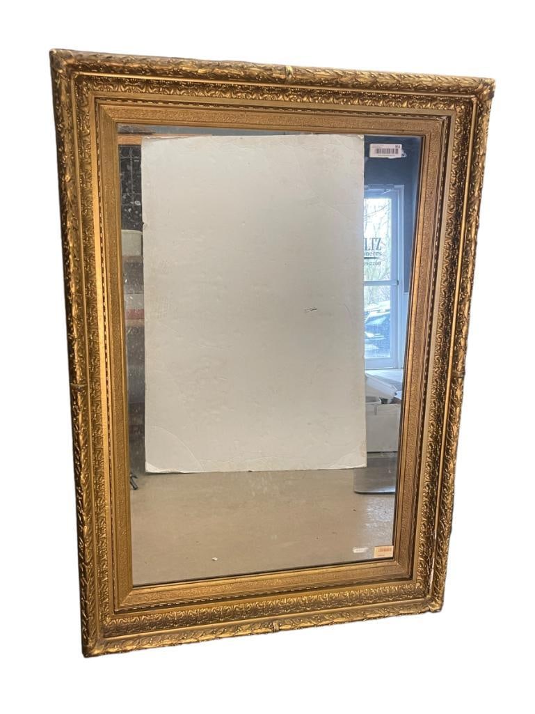 Large Victorian gilded mirror (1 of 7)