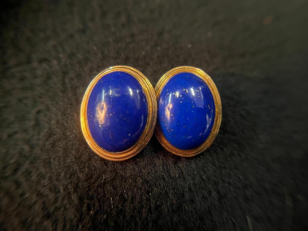 Gumps 14K Lapis Lazuli Earrings (1 of 3)