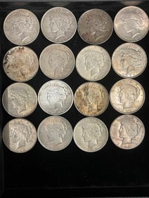 Group of Peace Dollars