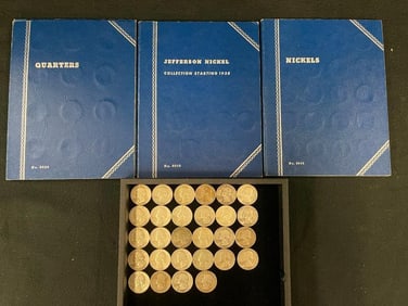 Mixed group of Washington Quarters, Jefferson Nickels and more