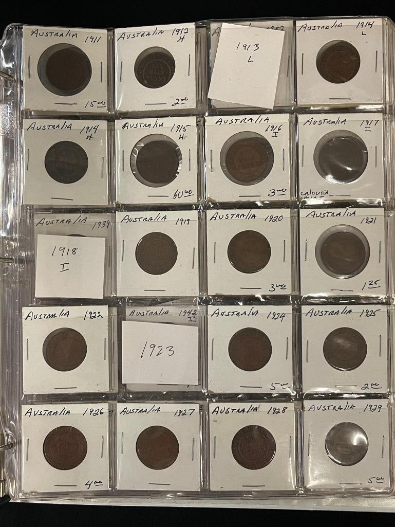 Australia Half Penny, Penny and 3 Pence collection (1 of 15)