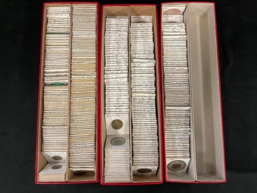 Large group of NY lucky penny tokens, hotel and drink tokens and more