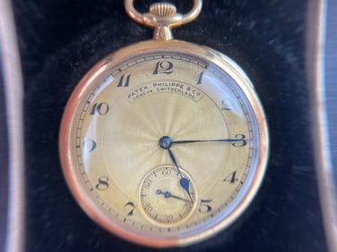 1922 Patek Philippe 18k gold pocket watch