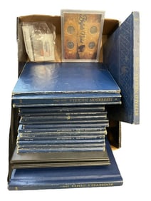 Group of Buffalo, Liberty and Jefferson Nickels albums, dimes and more