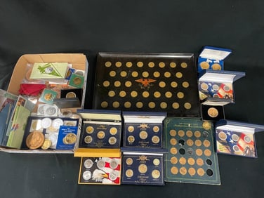 Mixed group of Commemorative Coins, Car coins, Sacagawea and more