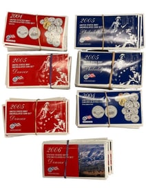 Group of U.S. Mint uncirculated coin sets